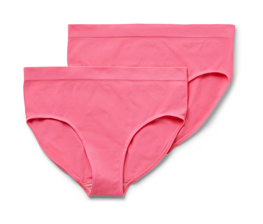 Deux culottes Seamless roses.