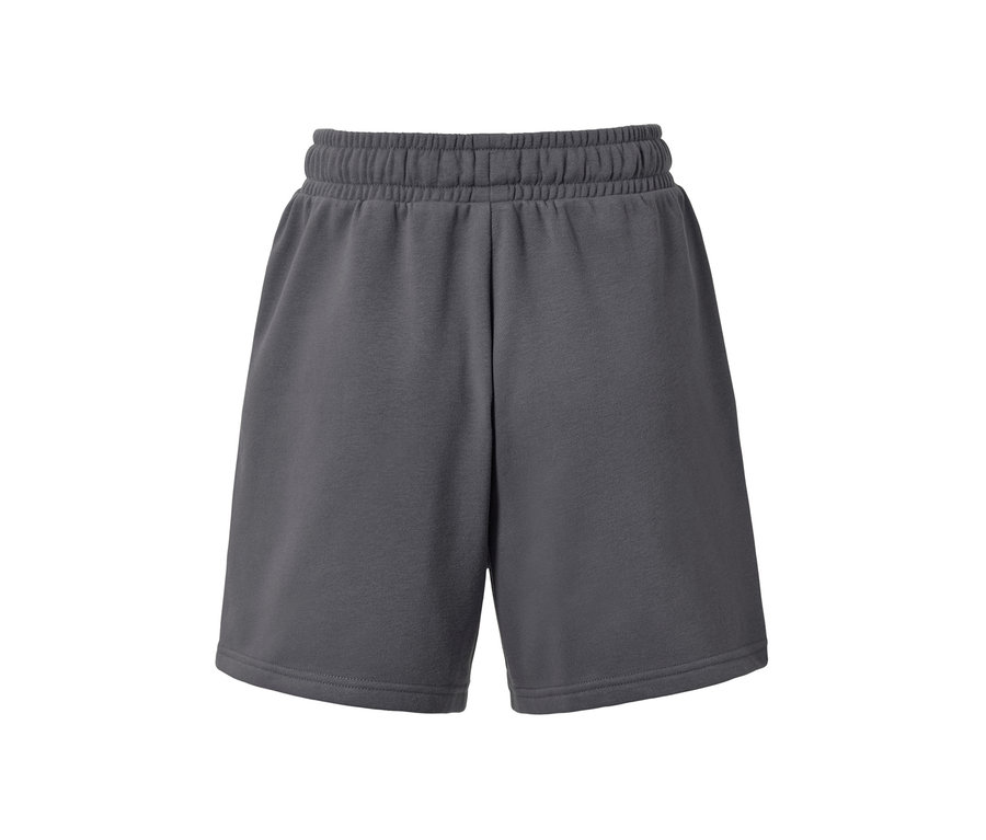 Short de sport molletonné gris.