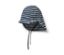 Bonnet d’été rayé pour enfant avec indice de protection UV 80.