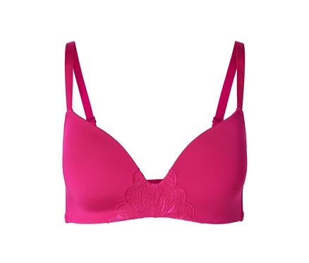 Soutien-gorge à coques souples fuchsia.