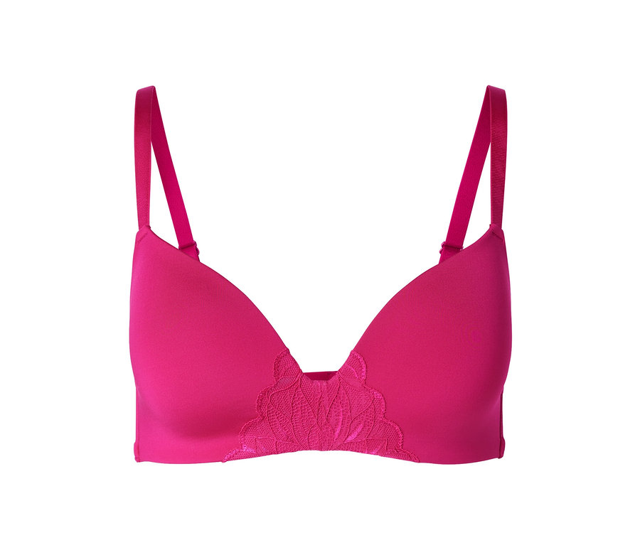 Soutien-gorge à coques souples fuchsia.