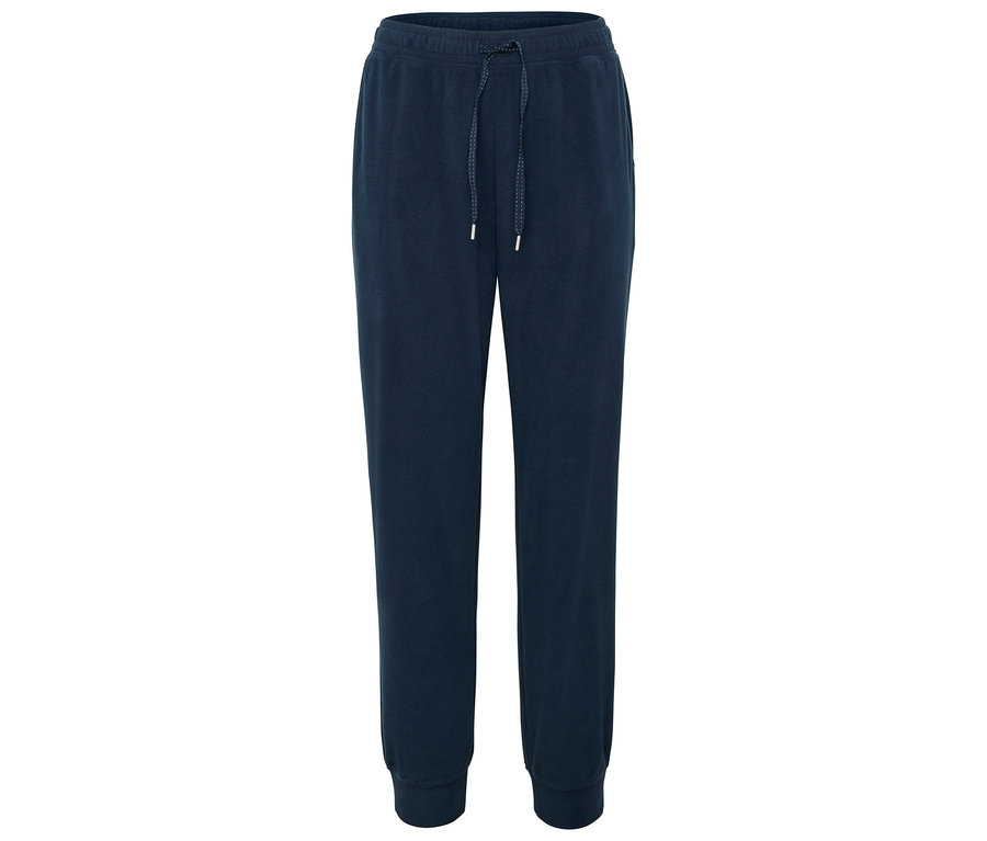 Pantalon de survêtement bleu marine avec cordon de serrage.