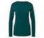 T-shirt à manches longues pétrole.