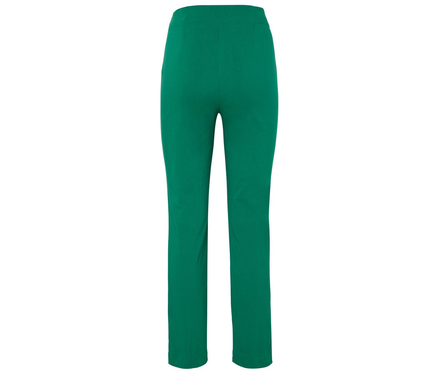 Vue arrière d'un pantalon vert.
