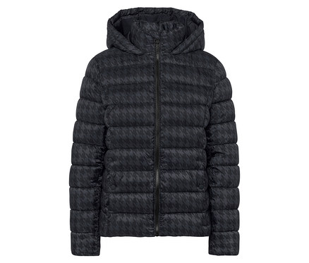 Veste matelassée imprimée avec capuche