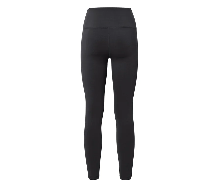 Legging noir taille haute, vu de dos.