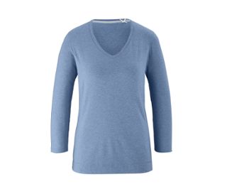 Haut bleu moyen<br>Pantalon Crème-rose-bleu clair à rayures