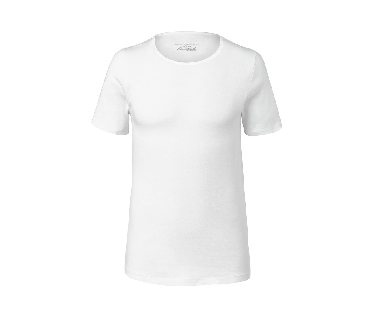 Maillot de corps blanc à manches courtes finement côtelé (lot de 2).