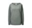 Un sweat-shirt de yoga gris.