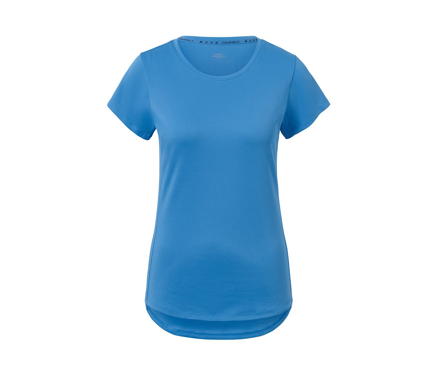 T-shirt fonctionnel bleu.