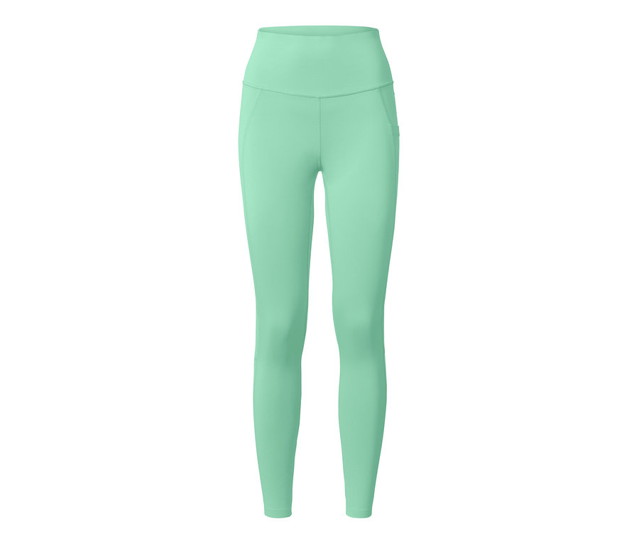 Legging de sport modelant vert.