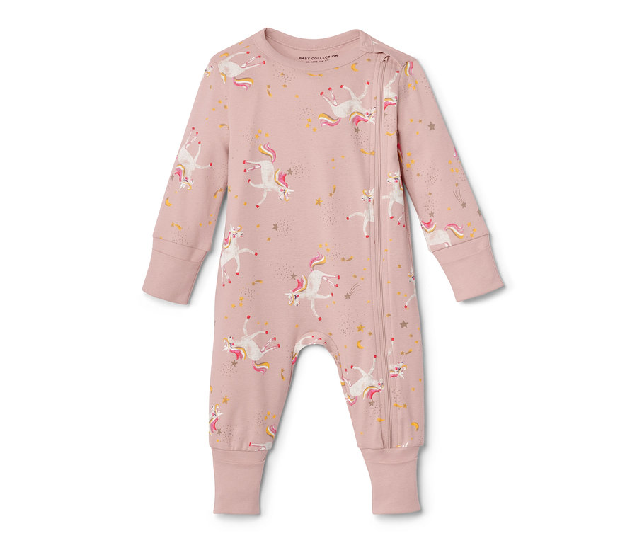 3 pyjamas roses avec des licornes.