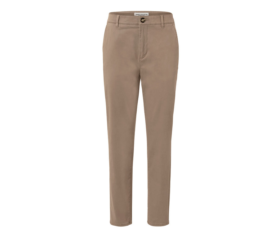 Pantalon chino beige.