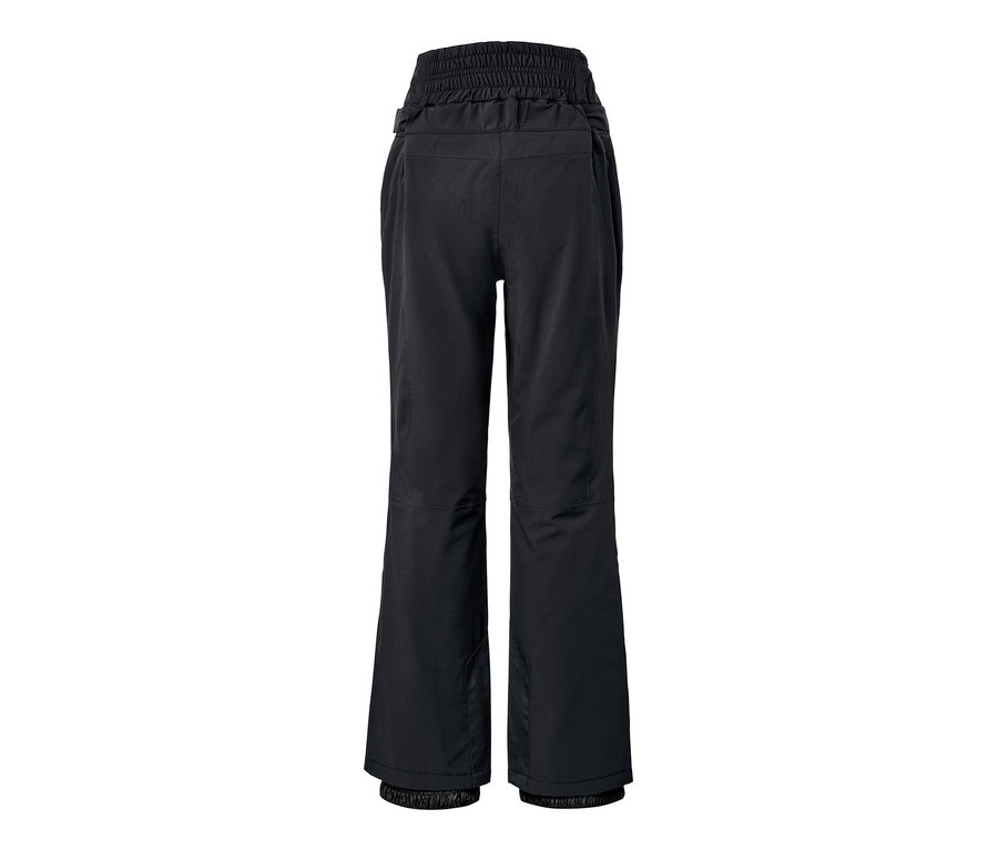 Pantalon de ski taille haute noir.