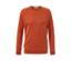 Pull en mérinos orange.