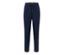 Pantalon en jersey bleu foncé avec cordon de serrage à la taille.