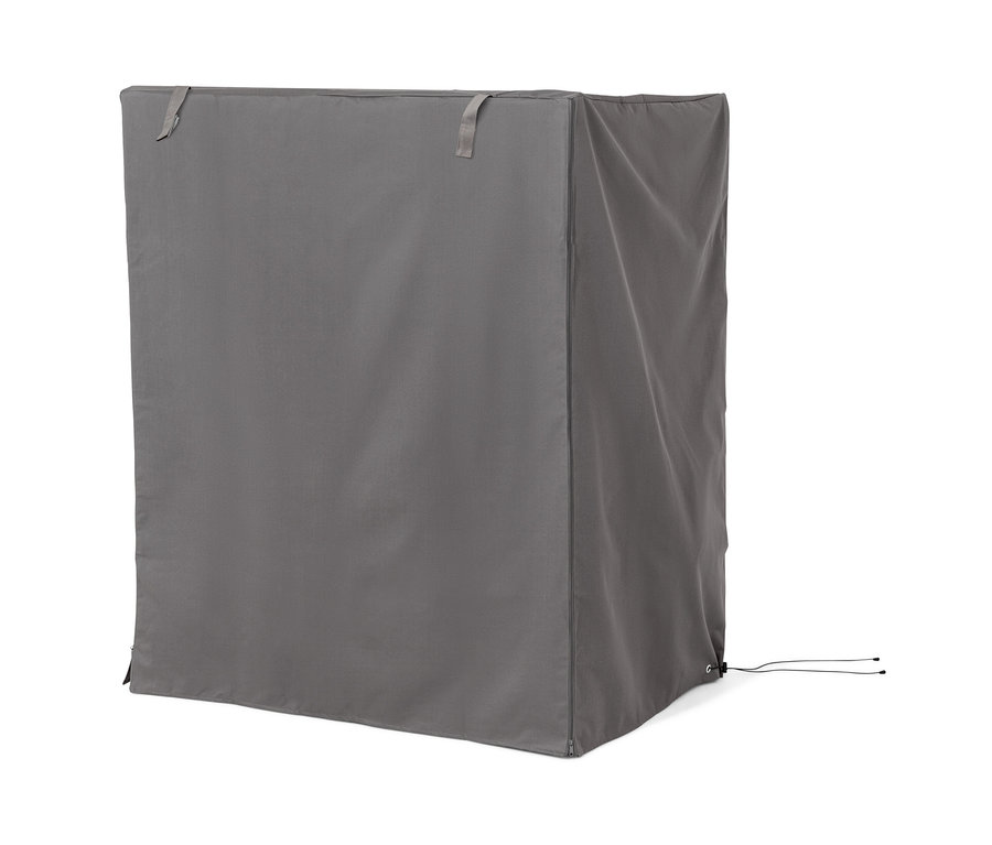 Housse de protection premium grise pour corbeille de plage XL.