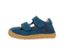 Sandale Lurchi « Barefoot » bleue avec semelle marron.