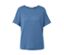 T-shirt structuré bleu.