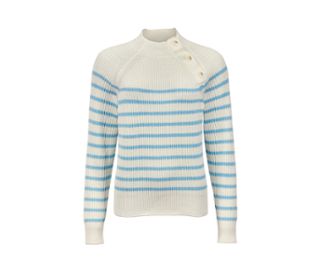 Crème à rayures bleu clair