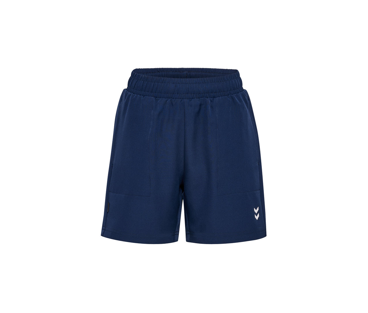 Short d’entraînement HUMMEL HMLJR Pulse bleu.