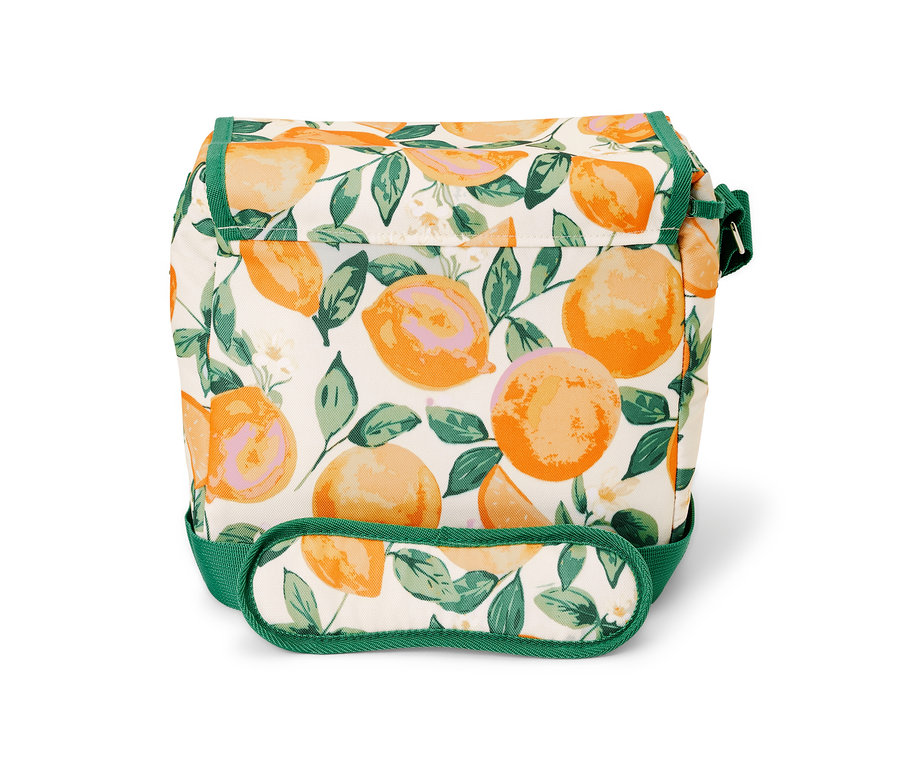 Mini-sac isotherme à motif d'agrumes.