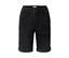 Bermuda jeans noir coupe « Lea ».