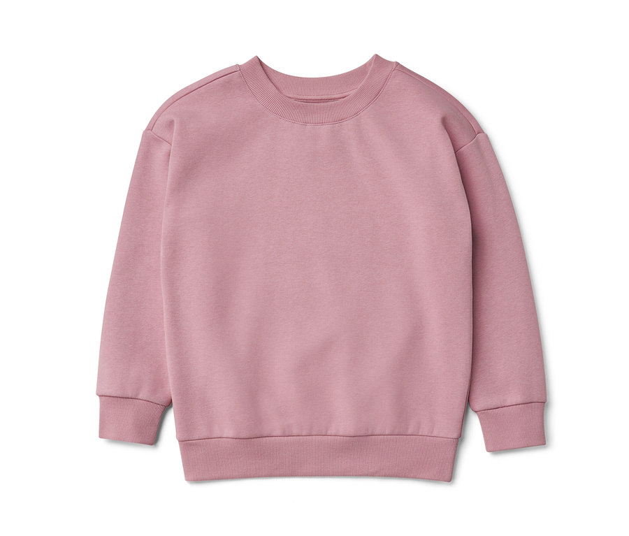 Sweat-shirt rose pour enfant.