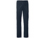 Pantalon bleu marine pour homme avec un bouton en haut.