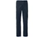 Pantalon bleu marine pour homme avec un bouton en haut.