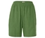 Shorts verts avec taille élastique.