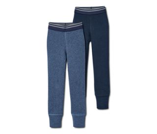 1 x bleu foncé, 1 x bleu clair chiné