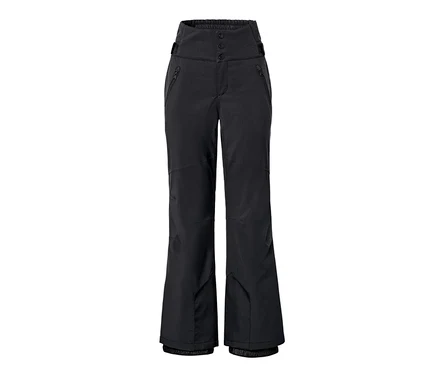 Pantalon de ski taille haute noir.