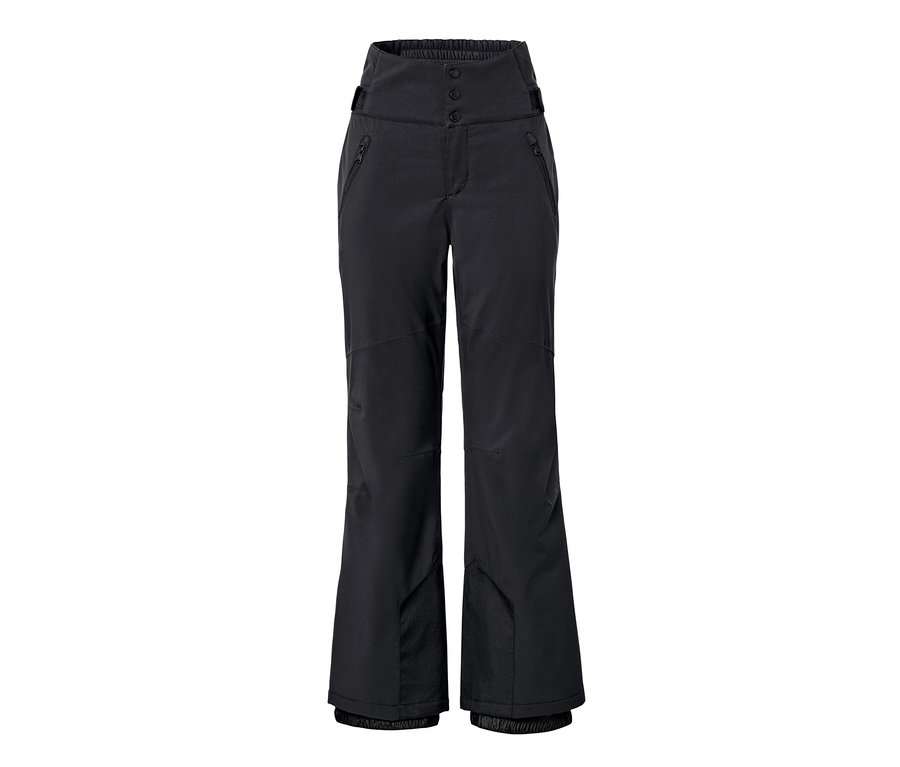 Pantalon de ski taille haute noir.