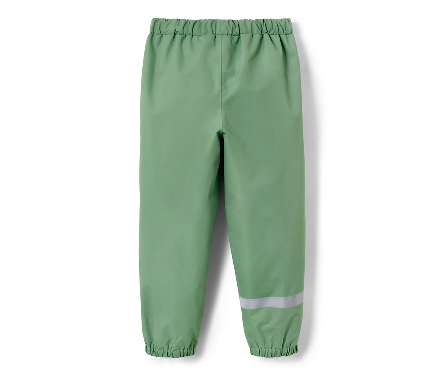Pantalon de pluie pour enfant, vert gazon.