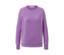 Pull en maille fine de mérinos lilas.