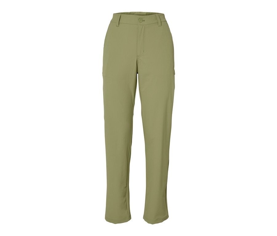 Pantalon en softshell kaki.