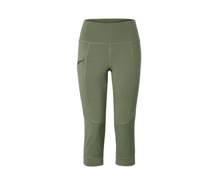 Corsaire de trekking 3/4 vert olive.