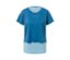 T-shirt de sport bleu à manches courtes 2 en 1.