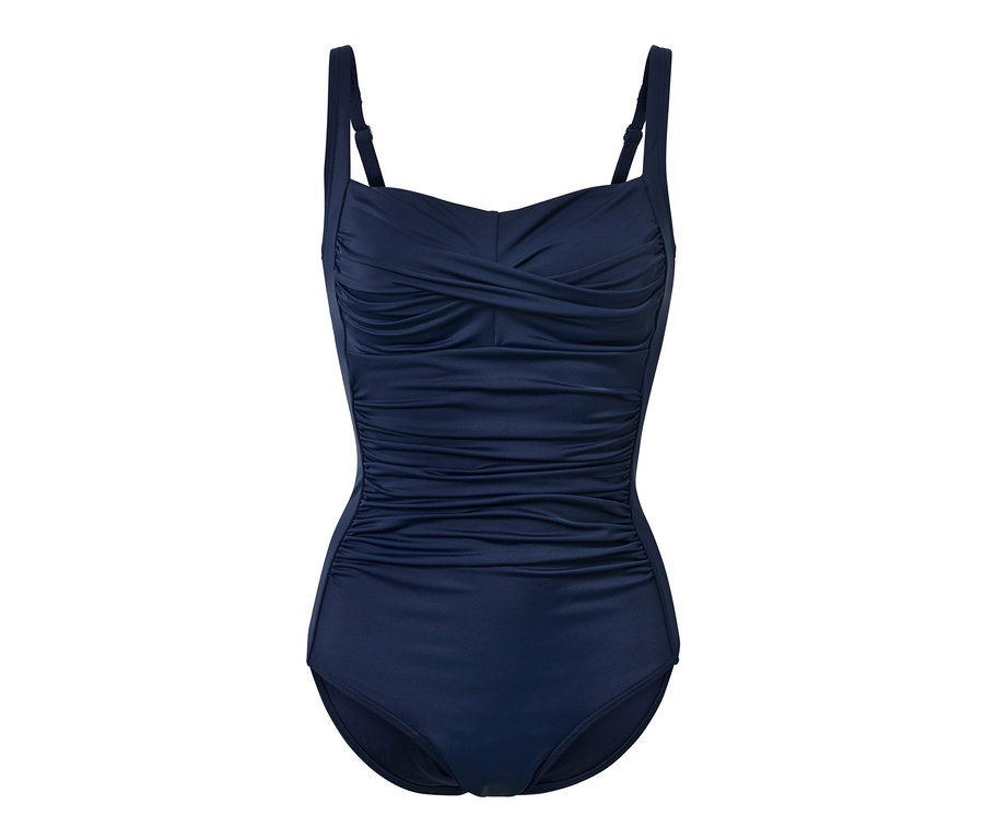 Maillot de bain modelant bleu.
