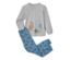 Pyjama bleu pour enfant avec des dinosaures.