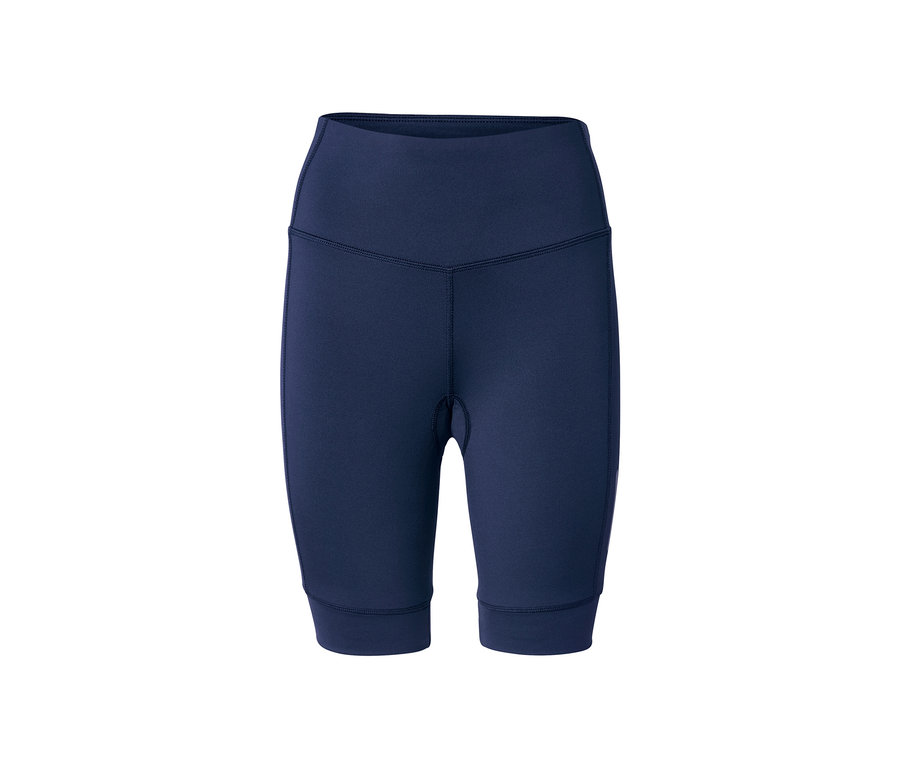 Cuissard de vélo bleu foncé.