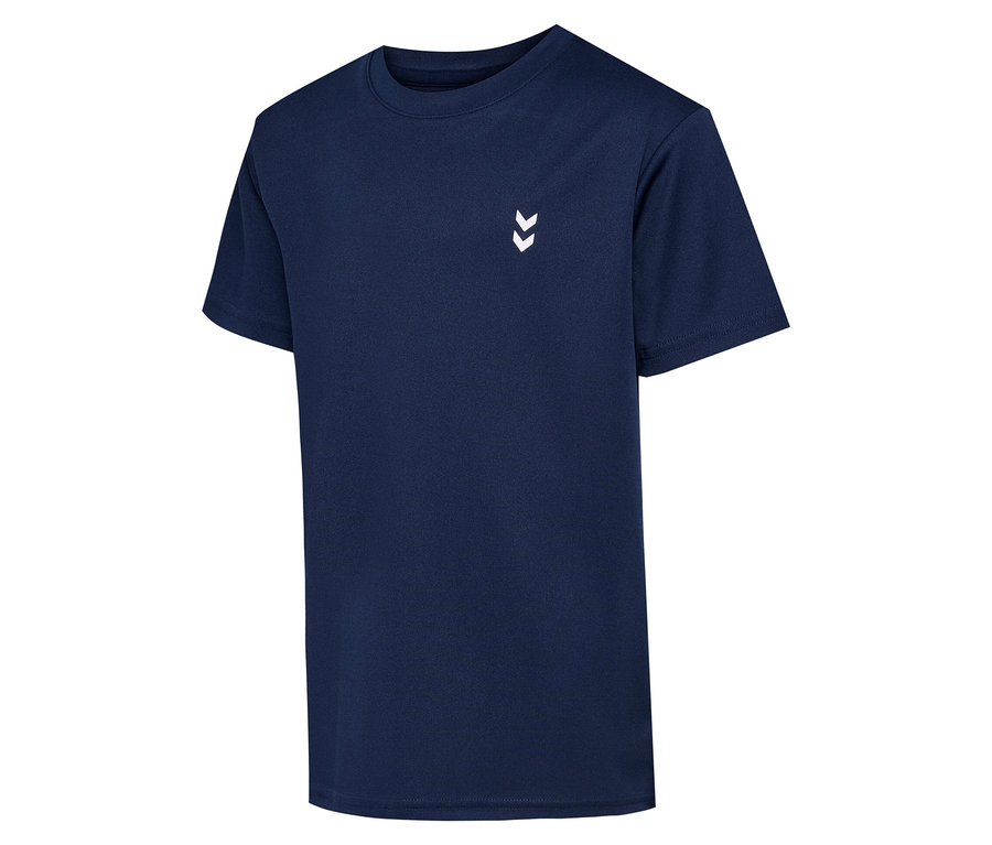 T-shirt d’entraînement HUMMEL HMLJR pulse bleu foncé.