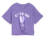 T-shirt pour enfant Tom Tailor avec imprimé et détail de nœuds, vervain lilac
