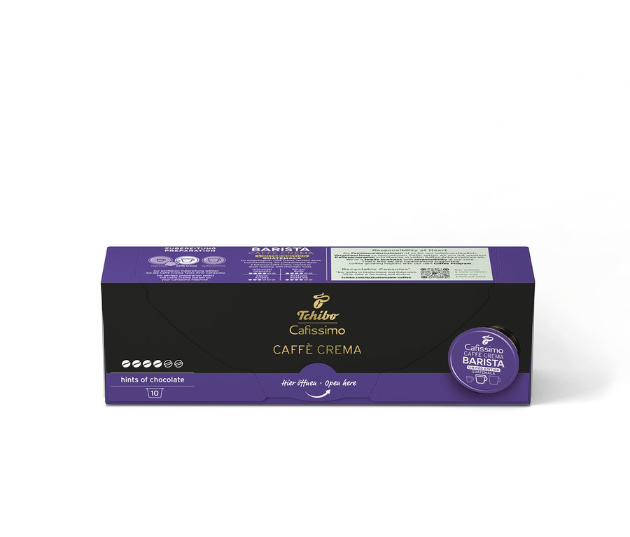 Paquet de 10 capsules Cafissimo BARISTA Caffè Crema Guatemala.