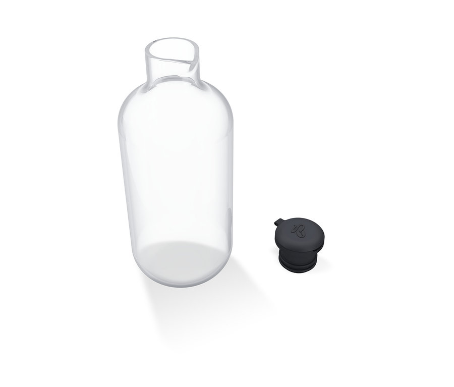 Une carafe à lait vide pour Esperto Pro & Esperto2 Milk et son couvercle noir.