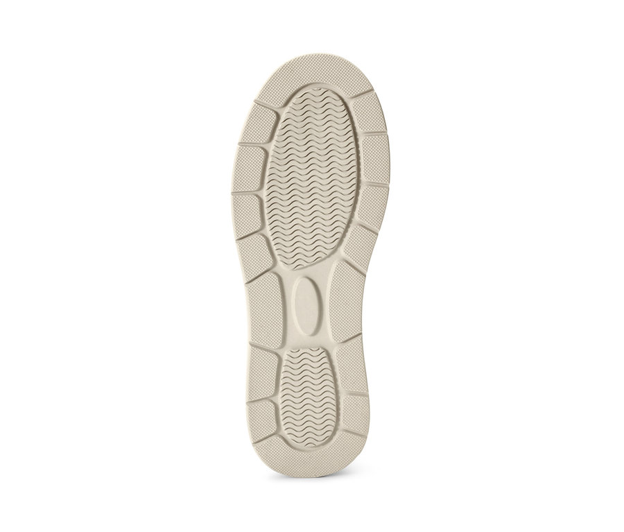 Semelle de bottines en cuir velours.