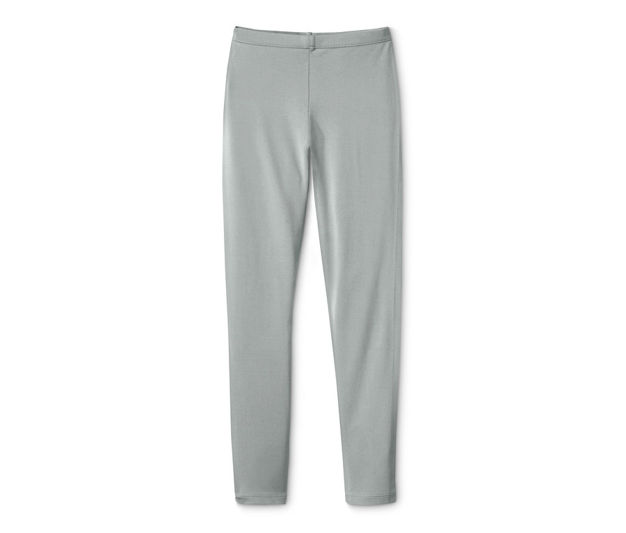 Legging gris sur fond blanc.