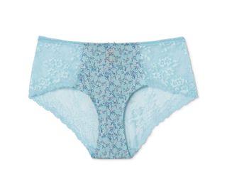 Turquoise avec imprimé floral intégral