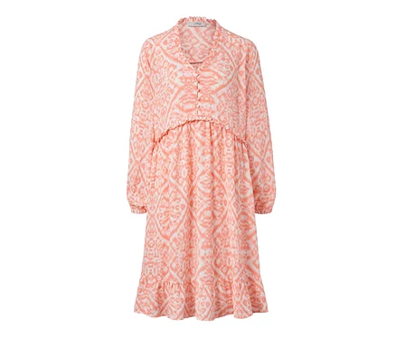 Robe mi-longue imprimée.